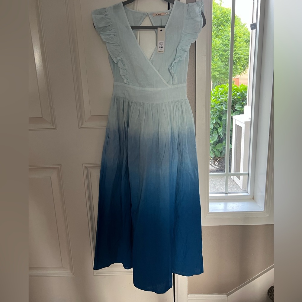 Francesca’s blue Ombre dress